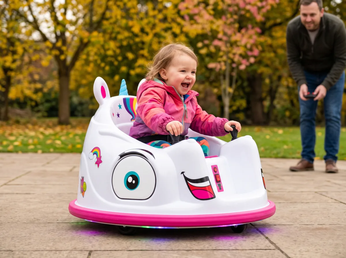 Xootz Electric Unicorn Bumper Car Ride-On · TY6457Li-E
